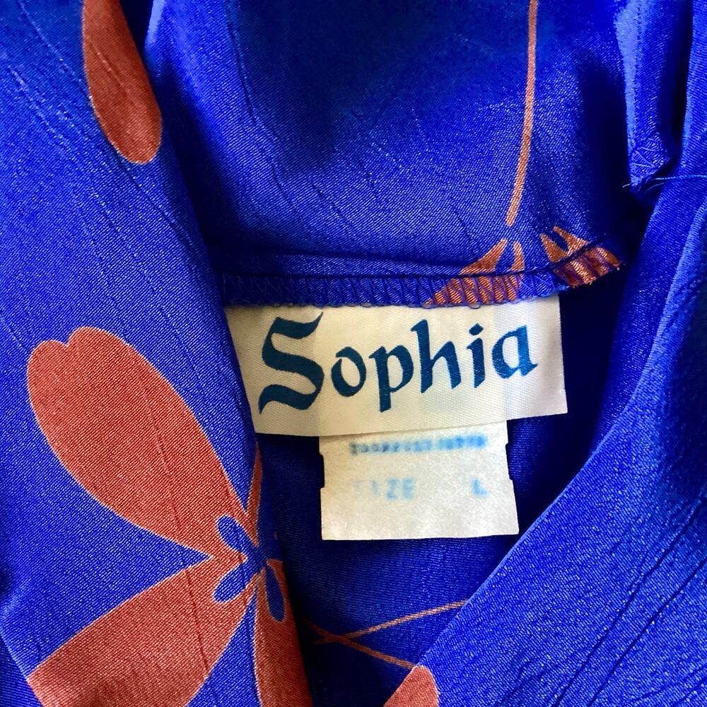 Vintage Sophia Satin Shirtdress - Picture 5 of 6